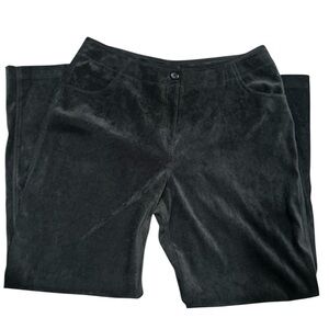 J. Jill Faux Suede Pants Black Size 14